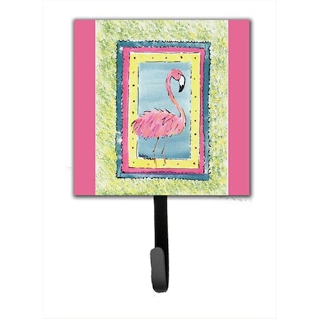 Carolines Treasures Bird - Flamingo Leash Holder Or Key Hook 8106-ASH4